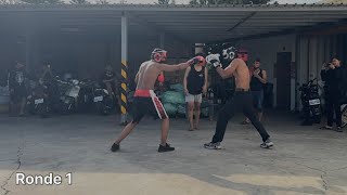 Sparring Boxing  Street Workout vs Silat Pagar Nusa [upl. by Cristionna]