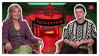 Millie Bobby Brown amp Noah Schnapp STRANGER THINGS Interview [upl. by Rizzo]