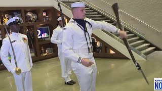 US Navy Ceremonial Guard special performance [upl. by Peltz530]