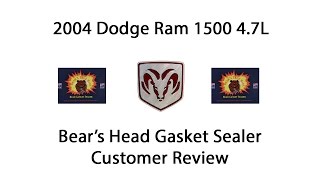 bears true blue head gasket sealer CUSTOMER REVIEW  bearsleakcom headgasketsealer [upl. by Irakuy]