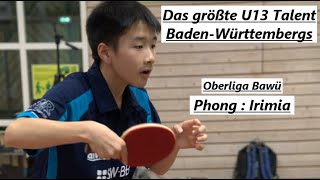 Der Beste U13 Spieler BadenWürttembergs  TPhong1974TTR  RIrimia1987TTR [upl. by Nevag]