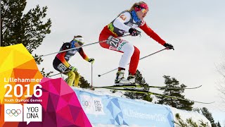 CrossCountry Skiing  Cross Free  Full Replay  Lillehammer 2016 Youth Olympic Games [upl. by Ytinirt765]