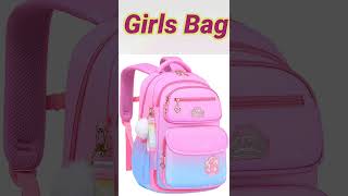 🙍‍♀️Girls School Bag🎒 Vs 🙍Boys School Bag🎒 schoolbag bag girls boys shorts [upl. by Chaddy]