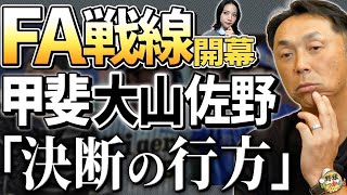 「大山選手FA宣言？阪神での評価」横浜、佐野・ホークス甲斐選手もFA宣言熟考。菅野投手MLB評価は？ [upl. by Encratia332]