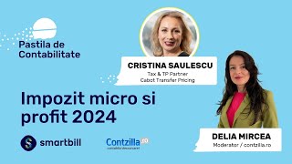 PastilaDeContabilitate S0710  Impozit micro si profit 2024 [upl. by Rollie]