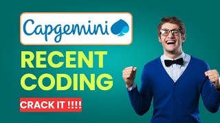 Latest  Capgemini Coding Questions 2024  Capgemini Previous Year Questions  UBK Anna [upl. by Grounds589]