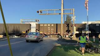 Main Street Railroad crossing Montandon PA [upl. by Anirav296]