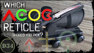 Which Acog reticle  They all work fine but which reticle is optimal [upl. by Antsirhc87]