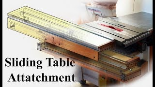 Sliding Table Attatchment Part 4  Finishing it off [upl. by Ezri368]