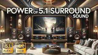 POWER of 51 Dolby Surround Sound 4K Test [upl. by Nibas]