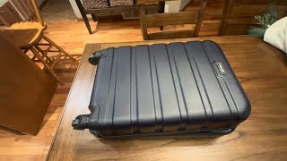 Wrangler Hardside CarryOn Spinner Luggage Review [upl. by Asiluy]