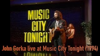 John Gorka live at Music City Tonight  The Nashville Network 1994 [upl. by Kcitrap]