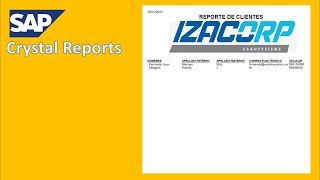 Reporte y Diseño en Crystal Reports con Base de datos en Microsoft Acces [upl. by Noreht306]