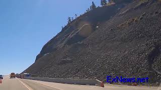 Highway 97 Slide Repair UPDATE 2024 09 16 [upl. by Niemad216]