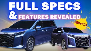 BYD Xia Revealed Flagship Hybrid MPV in Detail [upl. by Erialcyram]