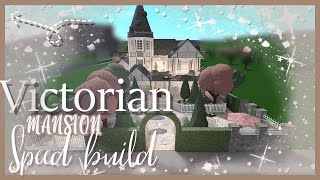 Welcome to Bloxburg Victorian Mansion  Speed Build  326k [upl. by Altheta450]