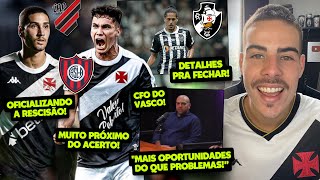 ASSINATURA DE MAURICIO LEMOS RESCISÃO DE PRAXEDES SAÍDA DE GALDAMES E REVELAÇÕES DO CFO DO VASCO [upl. by Avalsorim]