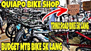 5K TRINX ROAD BIKE AT MTB 5K LANG QUIAPO BIKE SHOP AT 2021 MODEL MTB FOXTER BAGONG LABASMURA DITO [upl. by Arabella]