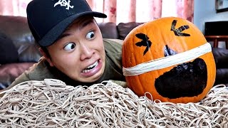 EXPLODING PUMPKIN CHALLENGE EXTREME [upl. by Fallon]