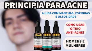 ROTINA PARA ACNE PRINCIPIA TRIO ANTIACNE  NIACINAMIDA  MIX01  ÁCIDO MANDÉLICO COMO USAR [upl. by Divad174]