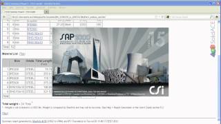 SolidWorks link to CSI SAP2000 via CIS2 analysis [upl. by Samuella349]