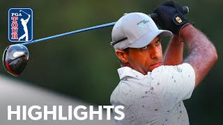 Aaron Rai shoots 6under 64  Round 4 Highlights  Wyndham Championship  2024 [upl. by Bowers]