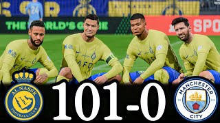 FC 24  RONALDO MESSI NEYMAR amp MBAPPE  ALL STARS  AL NASSR 1010 MAN CITY [upl. by Kerwinn874]