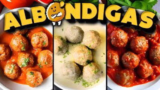 3 Recetas de ALBONDIGAS en salsa PARA CHUPARSE LOS DEDOS [upl. by Amikan764]