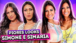 OS PIORES LOOKS DE SIMONE E SIMARIA  Diva Depressão [upl. by Aital]