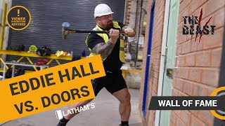 EDDIE HALL VS LATHAMS STEEL DOORS  FULL DESTRUCTION TEST [upl. by Adrahc]