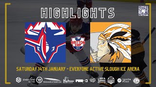 Slough Jets vs Chelmsford Chieftains  Cup SemiFinal 1st Leg Game Highlights  14012023 [upl. by Itteb]