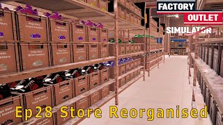 Factory Outlet Simulator Ep28 Store Reorganised [upl. by Pliske]