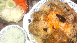 HYDERABADI KACHI AAKHNI KI CHICKEN KI DUM BIRYANI  hyderabadi Chicken biryani [upl. by Dupaix508]