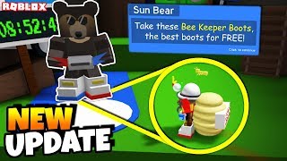 NEW CODES  HOW TO GET NEW BEE KEEPERS BOOTS FREE Roblox Bee Swarm Simulator [upl. by Rexford]