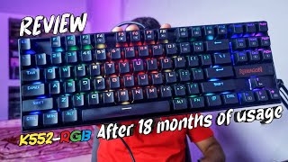 Redragon K552 RGB Review after 18 months of Usage  K552 vs CB GK 34 Firefly Which 1 to buy [upl. by North]