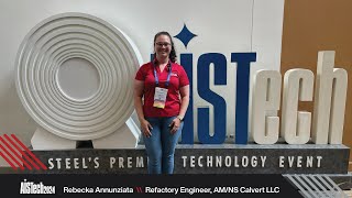 AISTech 2024 Attendee Testimonial with Rebecka Annunziata from AMNS Calvert LLC [upl. by Somerville]