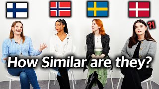 Can Nordic Countries Understand Each Other Finnish Danish Swedish Norwegian [upl. by Cort632]