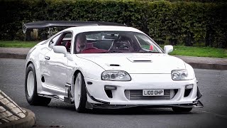 BEST of Tuner Cars Leaving a Car Show 2022 [upl. by Yllet]