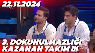 MasterChef 22 Kasım Son Dokunulmazlık Oyununu Kazanan Takım Belli Oldu  Yeni Bölüm Fragmanı [upl. by Utta]