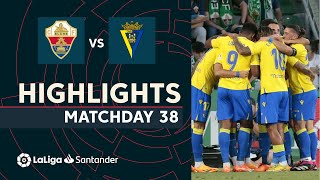 Resumen de Elche CF vs Cádiz CF 11 [upl. by Philana]