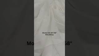 MODAL SILK RFDWHITE DYEABLE FABRIC FOR LADIES GARMENT  SAGUN TEX FAB SURAT fabric [upl. by Fafa502]