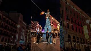 🎄CHRISTMAS in MADRID 2024  Nightlife in the Capital City of Spain travel christmas spain [upl. by Andeee]