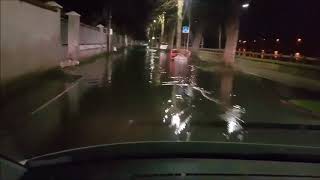 Inondations à Gournay sur Marne  Leau passe au dessus des murs antiinondations [upl. by Bonar]