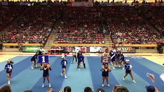 2018 5A AllGirl Lovington Wildcat Cheer [upl. by Eberto]