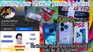 Got My New CellphoneWinning Prize Fr JEREMIAH MALFRED ITEL P55 😱 [upl. by Lundell709]