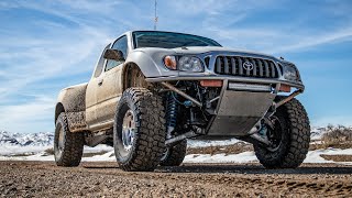 Lower Uniball Conversion on a Long Travel 1st Gen Tacoma  Off Road Desert Adventure [upl. by Fleur]