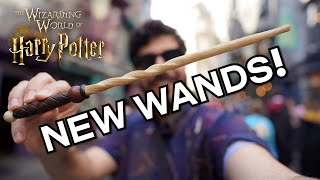 NEW WANDS at The Wizarding World of Harry Potter Universals Great Movie Escape amp Park Updates [upl. by Simah288]