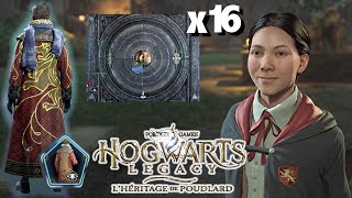 LES CLÉS DU DÉDALE  où trouver les 16 Clés  Jetons  HOGWARTS LEGACY LHERITAGE DE POUDLARD [upl. by Clevie]