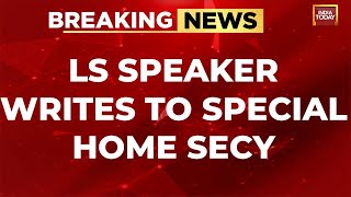 LS Speaker Om Birla Writes To Special Home Secy Demands For Full Parliament Security To Be Reviewed [upl. by Acalia24]