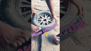 টোটো গাড়ির চাকা কিভাবে খুলতে হয় ll How to open a toto car wheel ll [upl. by Amias762]